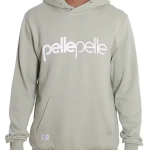 Pelle Pelle Grey Wool Hoodie