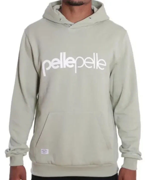 Pelle Pelle Grey Wool Hoodie