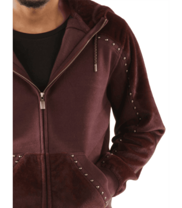 Pelle Pelle Ornate P Maroon Hoodie