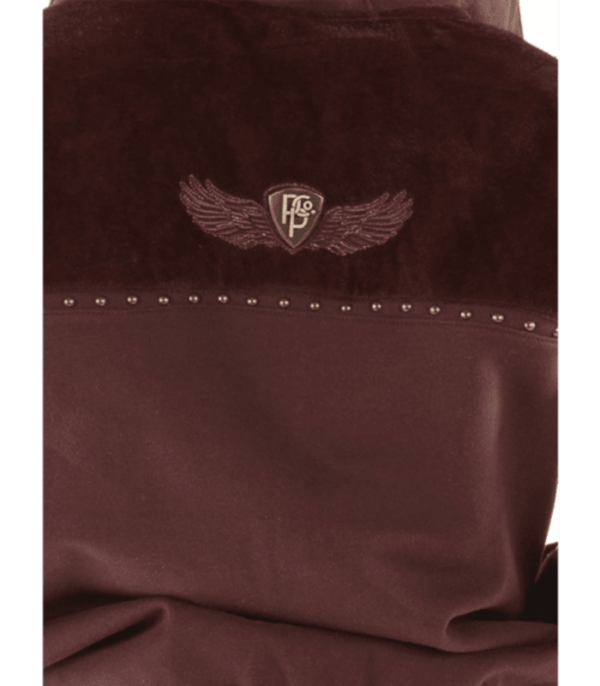 Pelle Pelle Ornate P Maroon Hoodie