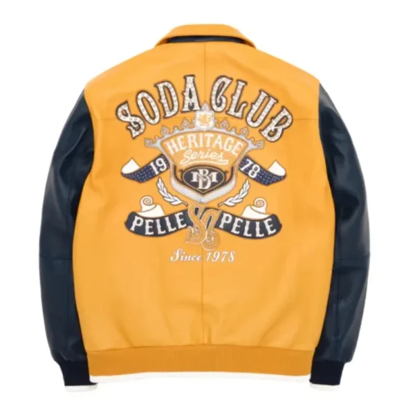 Pelle Pelle Soda Club Heritage Series Yellow Jacket