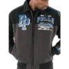 Pelle Pelle’s Mens Throwback Black Charcoal Wool Jacket