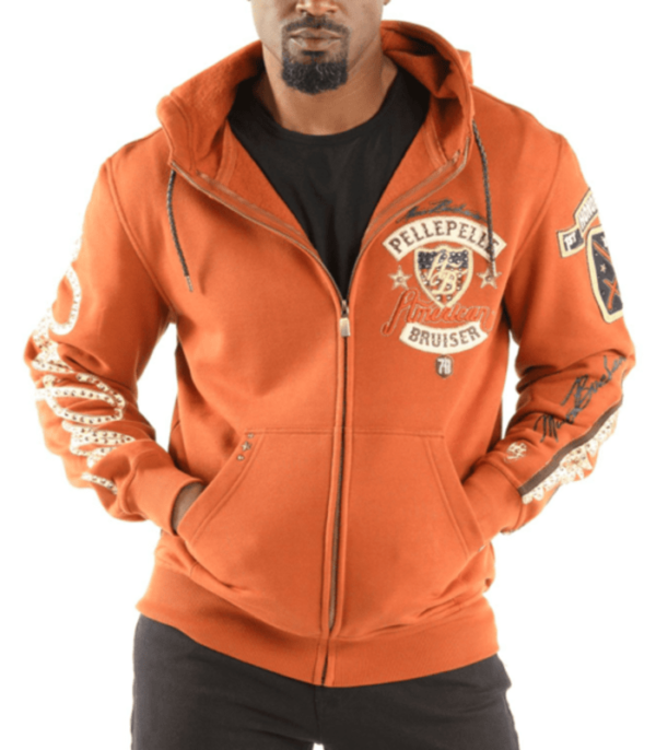 Pelle Pelle’s New American Bruiser Orange Hoodie