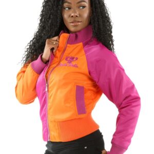 Pelle Pelle Women Pink And Orange Jacket