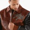 pelle pelle chief leather jacket
